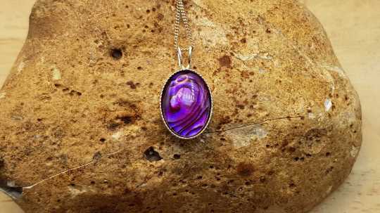 Red Abalone pendant
