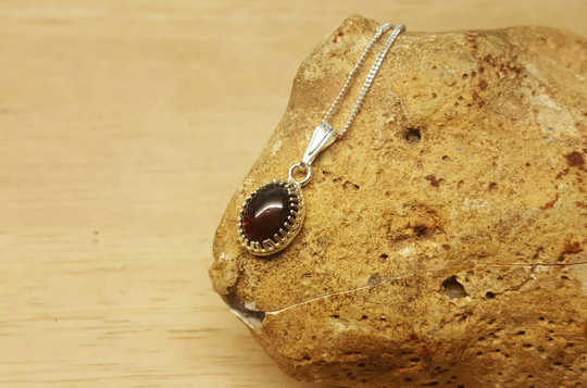 Small Garnet pendant