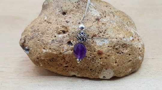 Small faceted Amethyst Pendant