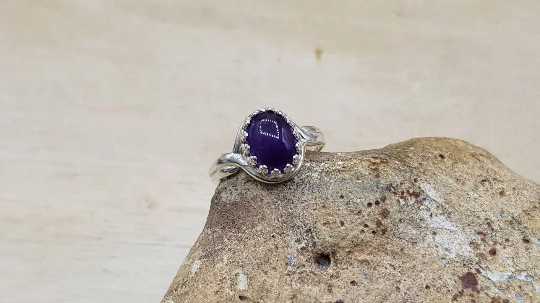 Purple Amethyst ring