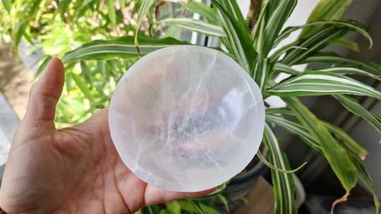 Round Selenite Bowl